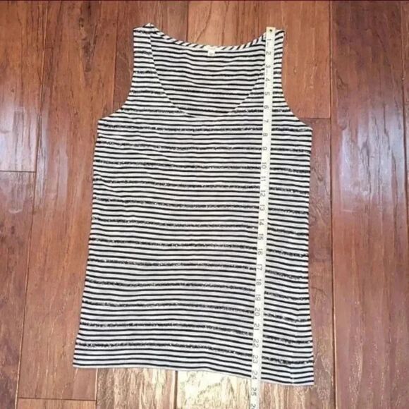J.Crew Sequin Striped Tank, Size XXS - Picture 7 of 9